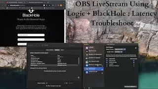 Logic Pro x + BlackHole + OBS Latency Troubleshoot