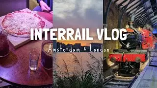 Solo Interrail Vlog: Amsterdam & London - No internet, final exam on zoom and Harry Potter Museum