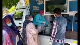 CSC Van for covid 19 vacination (J&K)