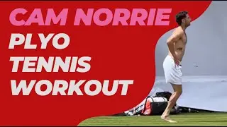 Cam Norrie Plyometric Warm-Up Routine Before Tennis Practice