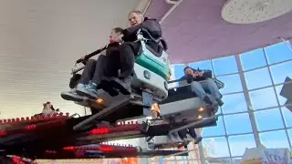 Dad vs. The Crazy Frog Ride at Currys Portrush! (Hilarious Birthday Surprise)