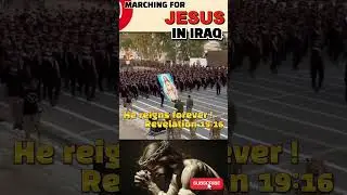 Marching for Jesus in Iraq-Jesus Christ #Jesus #Bible #Christian #Iraq #Religion #Prophecy #Praise