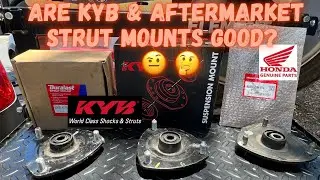 Why Not to Buy Cheap Strut Mounts - kYB let me down - Honda