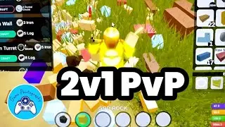 2v1 Brutal PvP in Booga Booga Reborn Roblox | Solo Player Dominates