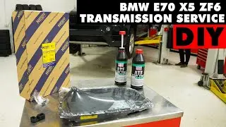 Сервисное обслуживание трансмиссии BMW E70 X5 ZF 6HP | ECS DIY