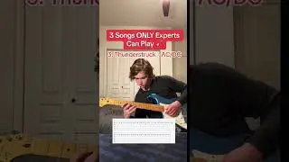 3 Songs ONLY Experts Can Play on Guitar 🎸 #guitartok #guitarmeme #musicmeme #musiciansoftiktok