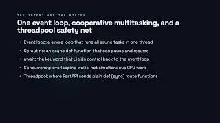 The Concurrency Model - FastAPI for Developers