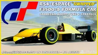 GT7 - SWAPPED F3500-B Pro Tune | Sardegna WTC 800 Setup | RS4-Espace swap Gran Turismo 7 1.67