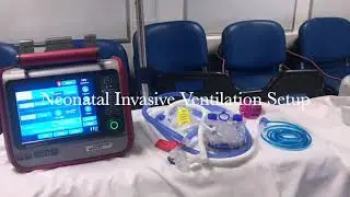 Hamilton T1 circuit set-up video for infants and children under 15kg who are intubated & ventilated.