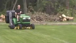 Protero Residential Lawn Bagger, Leaf Vacuum on John Deere x700 Series