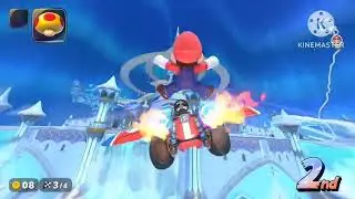 Mario Kart World: Mega Mushroom Power Up w/ Music