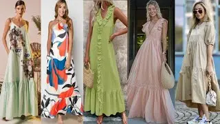 Vestidos Sueltos Elegantes Casuales de Moda Mujers 2026