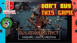 Isolation Instinct: Farming, Craft, Survival - (Nintendo Switch) - Framerate & Gameplay