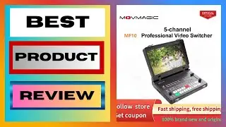 MOVMAGIC MF10 10.1 Inch Screen MF10 4KP60 5CH Professional Video Switcher HDMI-compatibleI Input