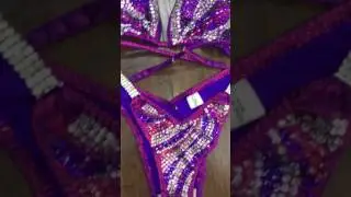 Figure posing competition suit