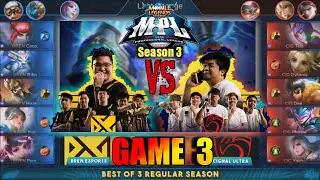 Game3 Bren Esports VS Cignal Ultra | MPL PH S3 Regular Season