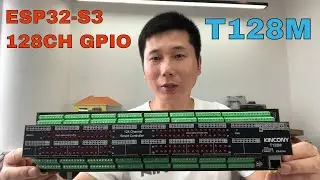 new T128M ESP32 128CH DI+DO module home assistant ESPHome Tuya -crazy!