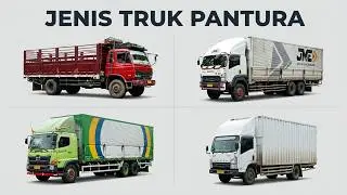 Aktifitas Truk di Jalan Pantura - Truk Kotak, Truk Gandeng, Truk Wing Box, Truk Tangki (Bagian 2)