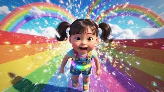 Roblox Funny Kid Slid Down a Rainbow Conveyor | Kids Songs & Nursery Rhymes