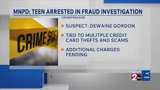 Teen arrested in connection with ongoing fraud investigation