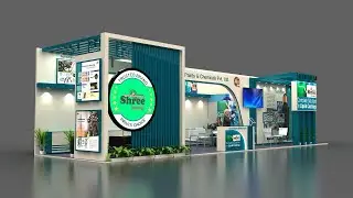 Project 1 (Exhibition Stall) @ShreeCoatings #viral #follow #like #art #3d #viralvideo