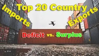 Top 20 Countries Trade Deficit vs. Surplus Overview(1960 - 2019) Who is the most profitable country?