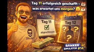 Tag 11 erfolgreich geschafft &ndash; was erwartet uns morgen? 😯📆 | Banker Simulator #14