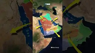 Saudi Arabia Through Map Animation | World Geography #geography #mapanimation #geostudy