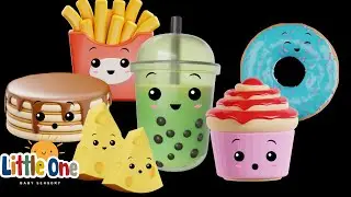 CUTE Animation food -Dancing veggies -Dancing fruits- - Baby Sensory video - High Contrast Sensory