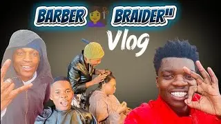 Taper Fade & Braids Vlog 💈 Inspired by Sheldon Tatchell (Legends Barber), 360Jeezy & Kee Taylor