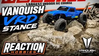 Vanquish VRD Stance rock crawling at Reaction RC GR Michigan. 