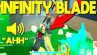 So INFINITY BLADE Is Out In Strucid... *INSANE (Roblox Fortnite)