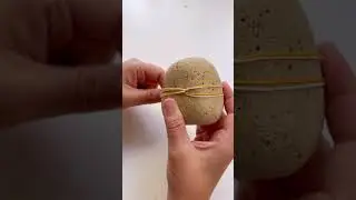 Like and save if you want to try rock weaving! This is such an easy, great technique