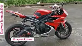 TRIUMPH DAYTONA 675 2016 || AKRAPOVIC EXHAUST || PRICE 7.20 LAKHS