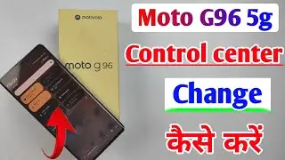 How to change color pallate in Moto g96 5g | Moto g96 me control center color kaise badlen