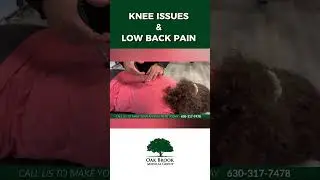 Rehab, massage, and chiropractic adjustment for patient with knee issues and low back pain! 👀