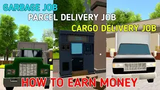 OCEAN IS HOME ISLAND LIFE SIMULATOR GAME | GARBAGE JOB, PARCEL DELIVERY JOB & CARGO DELIVERY JOB #25