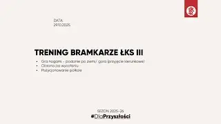 Gra nogami - podanie po ziemi/ g&oacute;ra (przyjęcie kierunkowe) + obrona po wycofaniu