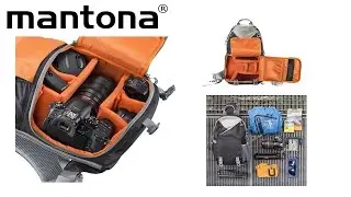 Mantona ElementsPro Sling Kamerarucksack schwarz
