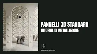 Come installare i pannelli murali 3D Kandes (standard &ndash; senza LED) | Guida passo dopo passo