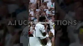 A.I UCL Predictions.#ucl #football