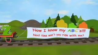Alphabet Train poster XL