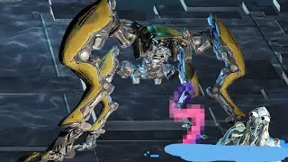 Warframe - When Hydroid hits enemies with his sexy Tentacle