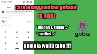 Cara menggunakan go kasir || tutorial gobiz