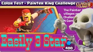 Color Fest - Painter King Challenge | Clash of clans | #clashofclans #coc