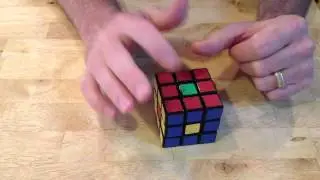 Rubik's cube trick #1 center dots