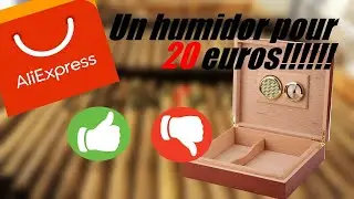 On test un humidor Aliexpress