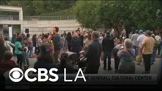 Hanukkah celebrations continue in Los Angeles after Bondi Beach tragedy in Australia