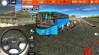 Indonesia Coach bus driving | Euro bus simulator 2025 Android gameplay #game