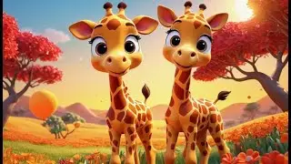 The Giraffe Who Loved to Draw 🦒🎨 | Fun Kids Story | Preschool Animal Adventure